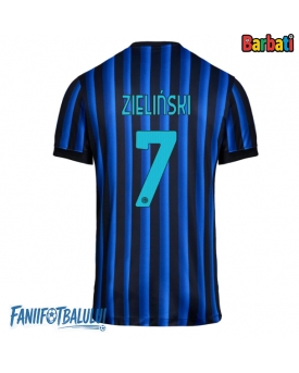 Inter Milan Piotr Zielinski #7 Tricou Fotbal Replică 2025-26 Barbati Acasa